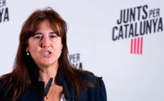 La diputada de JxCat Laura Borràs. EFE/Enric Fontcuberta/Archivo