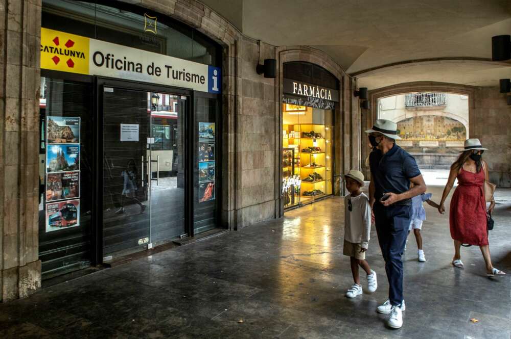 Oficina de turismo en Cataluña.