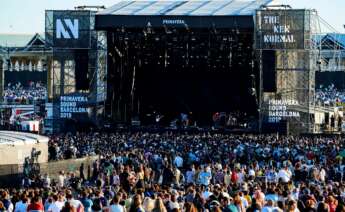 Ambiente en la jornada de clausura del Primavera Sound, de 2019 en el Parc del Fòrum de Barcelona. EFE/Alejandro García