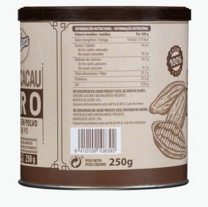 Cacao en polvo 100% de Mercadona