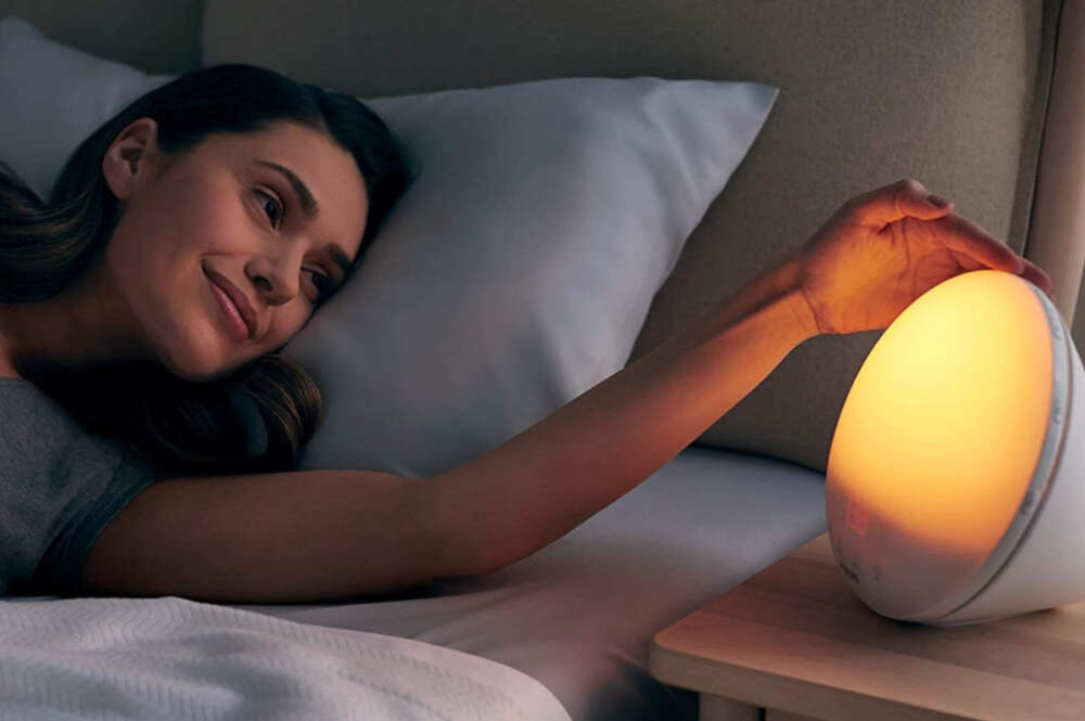 El despertador Philips Wake-up que vende Amazon