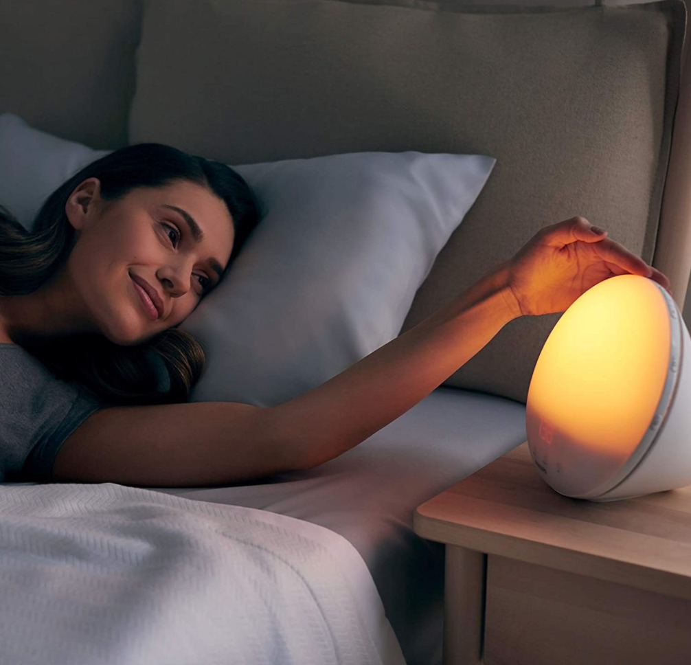 El despertador Philips Wake-up que vende Amazon