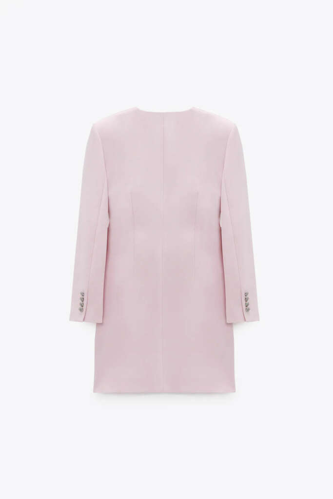 Chaqueta-Vestido drapeado de Zara