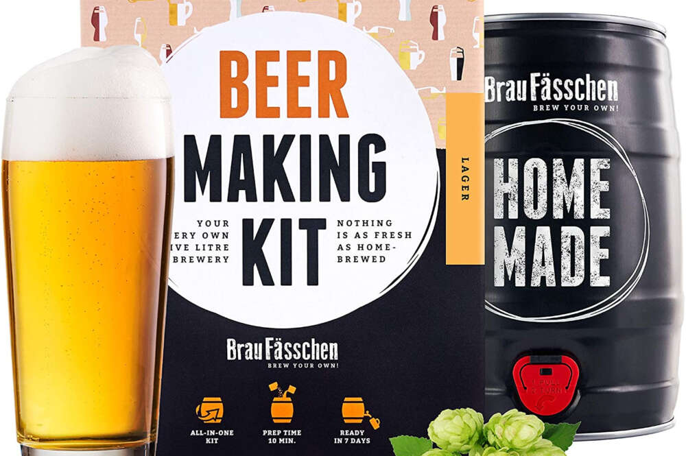 El kit Brewbarrell, de Braufässchen, disponible en Amazon