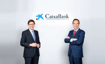 El presidente de Caixabank, José Ignacio Goirigolzarri, y el consejero delegado, Gonzalo Gortázar.