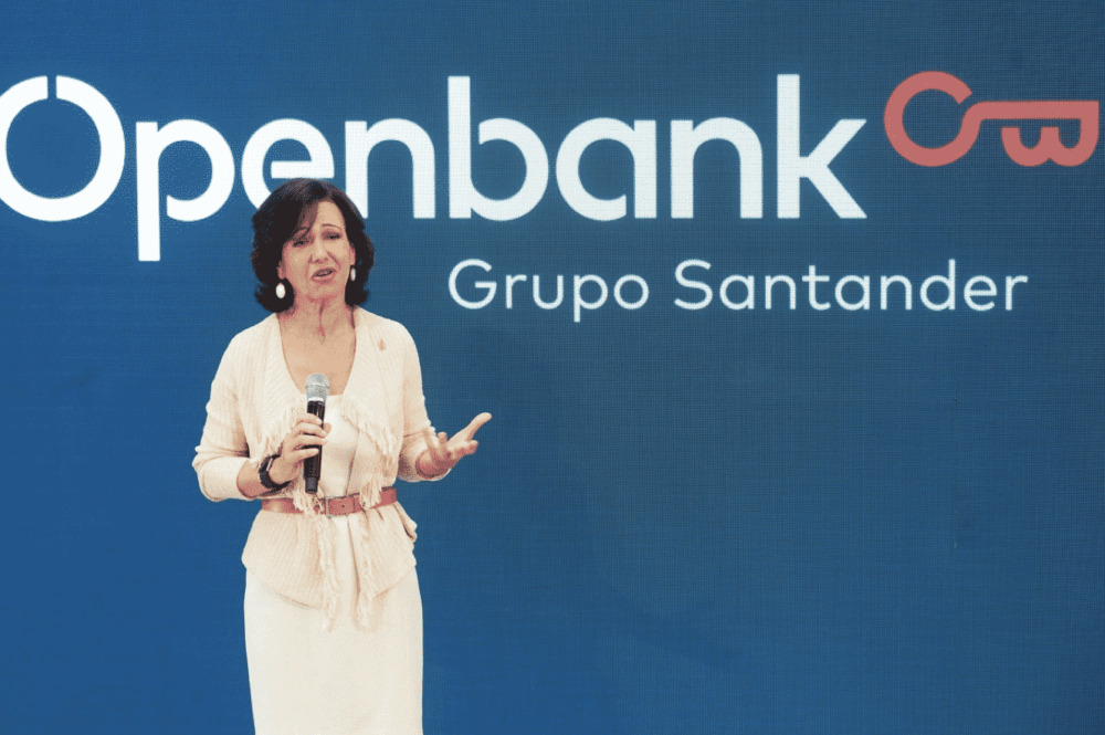 Ana Botín durante la presentación de Openbank.