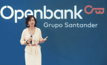 Ana Botín durante la presentación de Openbank.