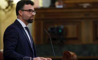 Pablo Cambronero, diputado de Ciudadanos hasta el 17 de marzo de 2021, en el pleno de la Cámara baja del 11 de marzo de 2021 | EFE/Zipi/Archivo