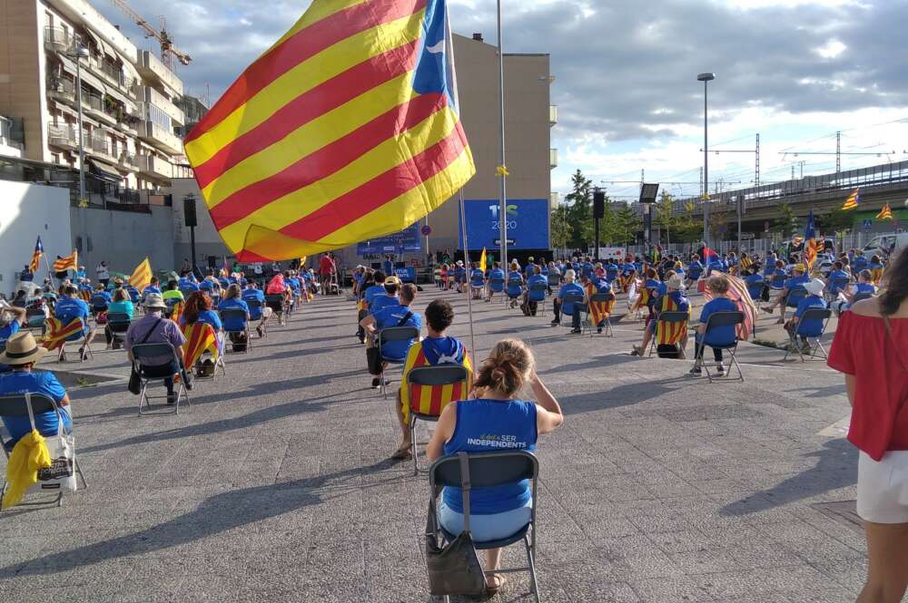 Acto de la Diada de 2020 en Girona promovido por la ANC / ANC