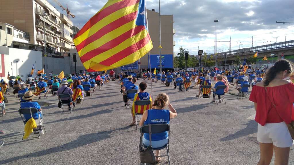 Acto de la Diada de 2020 en Girona promovido por la ANC / ANC