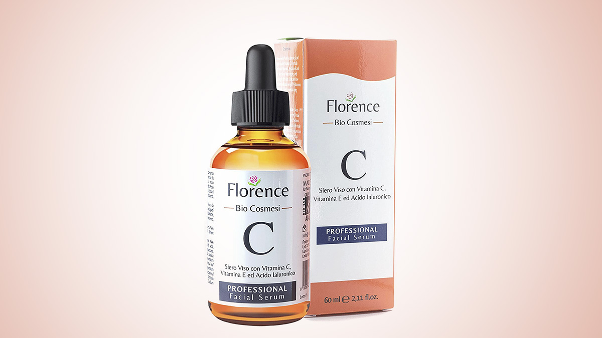 Sérum Facial con Vitamina C, E, y ácido hialurónico, en Amazon