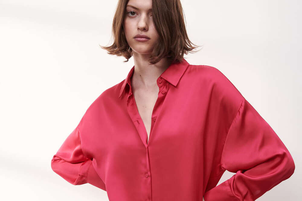 Camisa Fluida Tie Dye de Zara / Zara