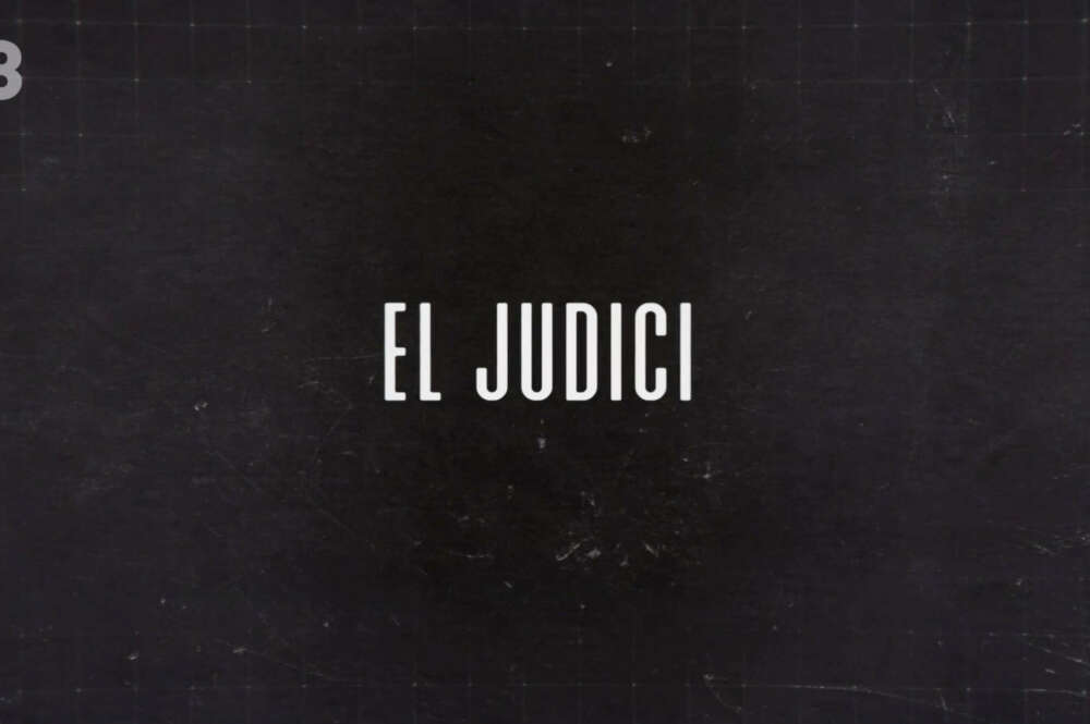 Captura de la cabecera de 'El Judici', el documental de Mediapro para TV3 sobre el judicio del 'procés' / CCMA