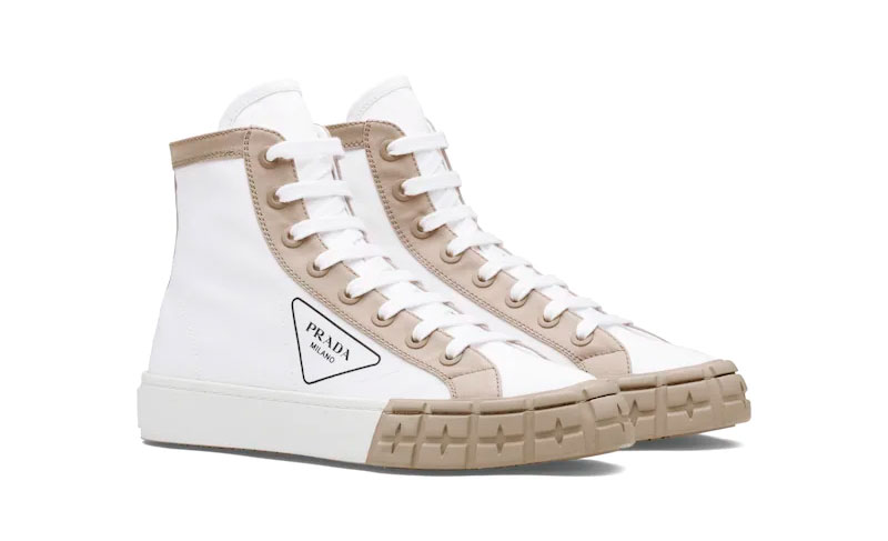 Zapatillas de gabardina de Prada