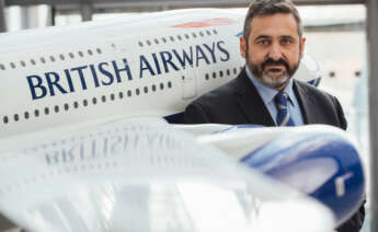 Álex Cruz en una imagen de la galería de British Airways