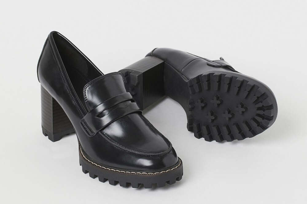 Mocasines con tacón de H&M