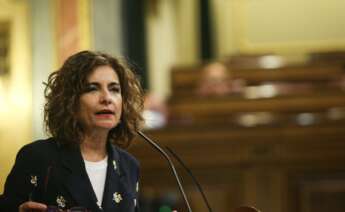 La ministra de Hacienda, María Jesús Montero, en el Congreso. / Congreso