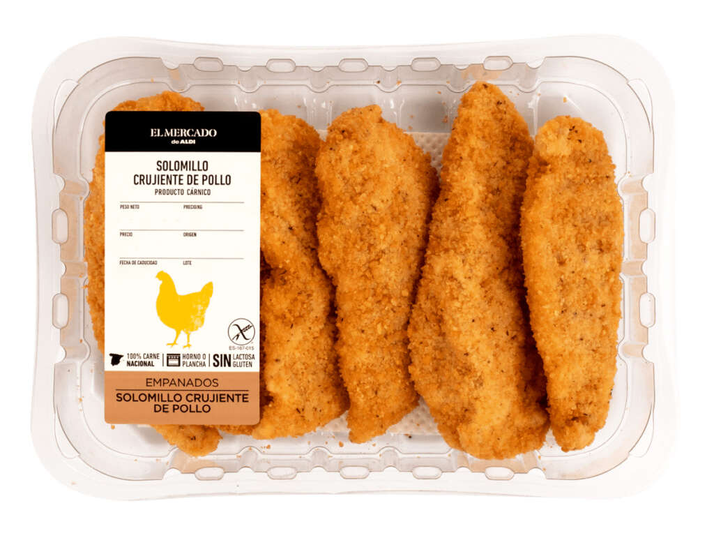 Solomillo de pollo crujiente de Aldi