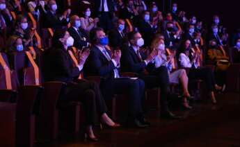 Asistentes al acto de presentación del documento 'España 2050'. Gobierno.