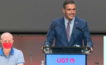 El presidente del Gobierno, Pedro Sánchez, interviene en el 42 Congreso Confederal de UGT