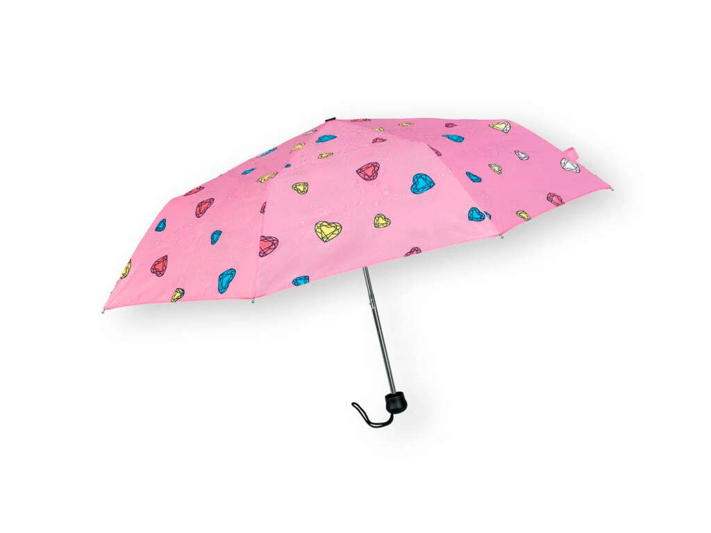pone venta un paraguas de bolsillo que cambia de color con la lluvia