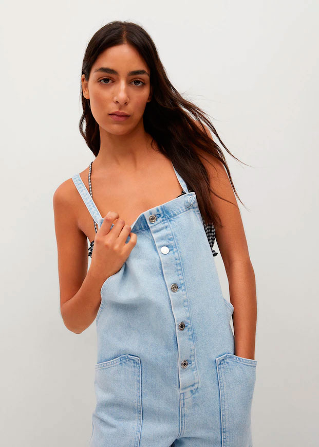 Peto denim de Mango