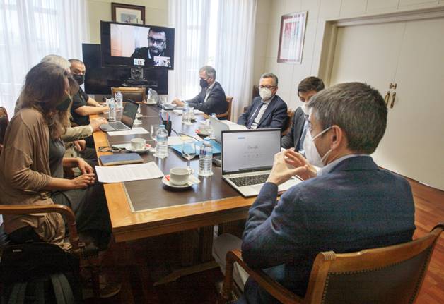 Reunión entre el secretario de Estado de Seguridad Social, Israel Arroyo, y las asociaciones de autónomos