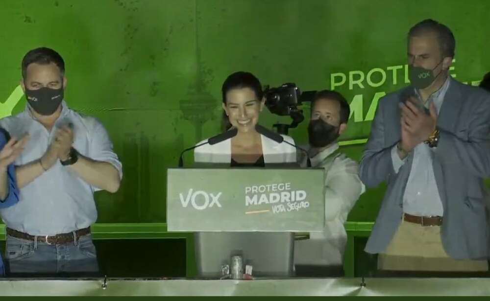 Vox celebra los resultados electorales