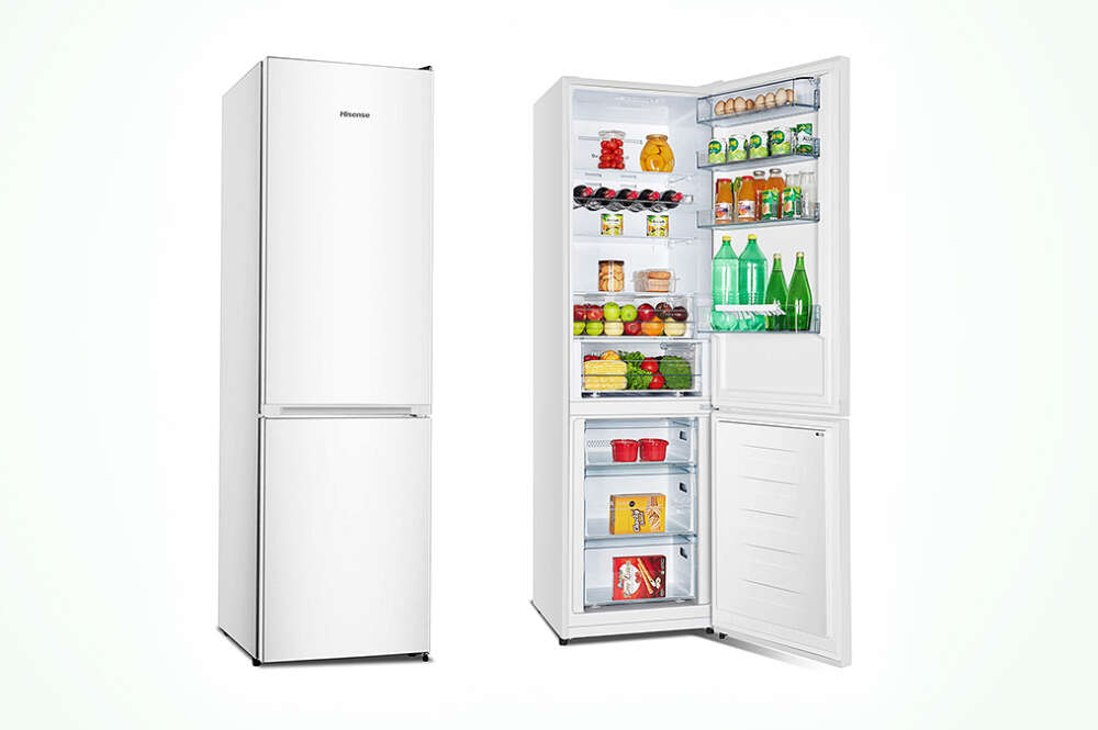 El frigorífico Hisense RB438N4EW2, disponible en Amazon. Imagen: Hisense