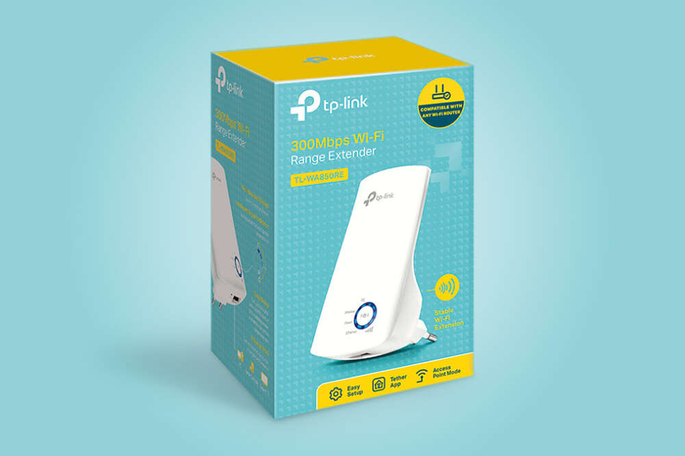 El repetidor wifi de TP-Link extiende el alcance de la red wifi. Imagen: TP-Link