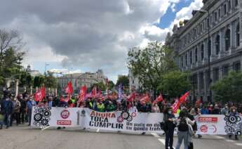 Manifestación de Sindicatos el 1 de Mayo
