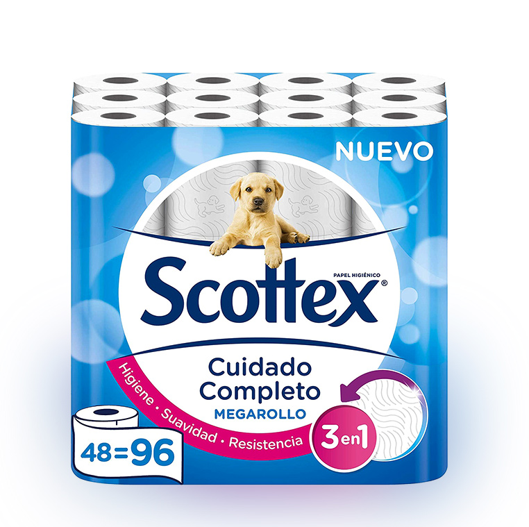 Este es el pack de papel higiénico de Scottex que Amazon vende con un 28% de descuento./ Amazon