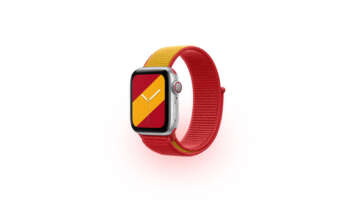 Apple Watch con la bandera de España
