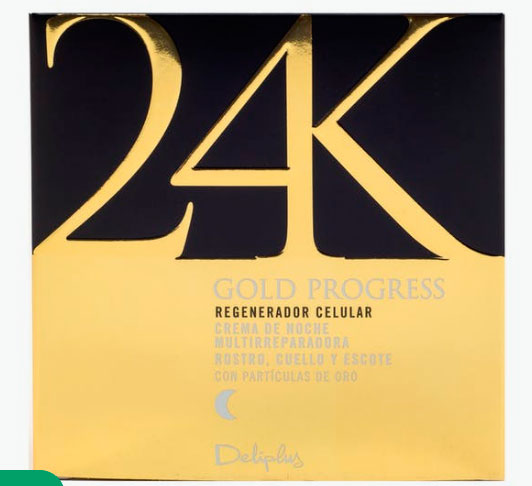 Crema facial 24K Gold progress de Mercadona