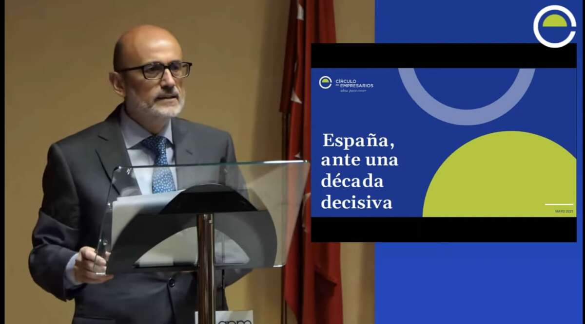 El presidente del Círculo de Empresarios, Manuel Pérez-Sala