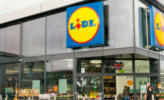 Fachada exterior de una tienda de Lidl