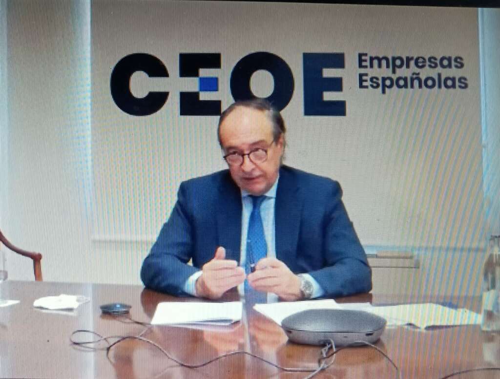 El secretario general de CEOE, José Alberto González-Ruiz.