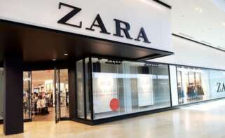 Fachada exterior de Zara en tono blanco