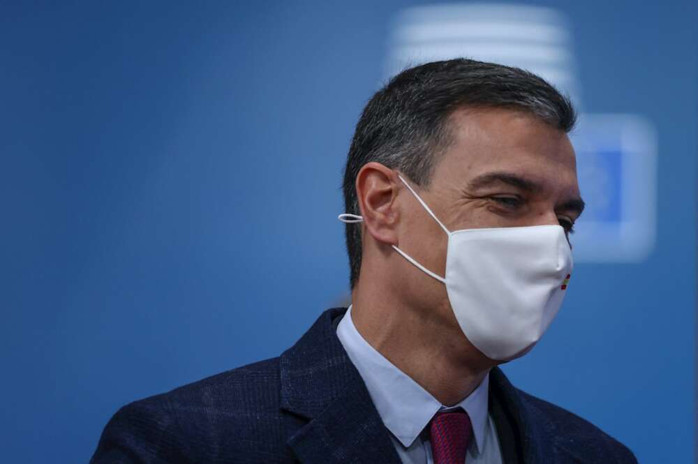 Pedro Sánchez en Bruselas. EFE/EPA/ARIS OIKONOMOU / POOL