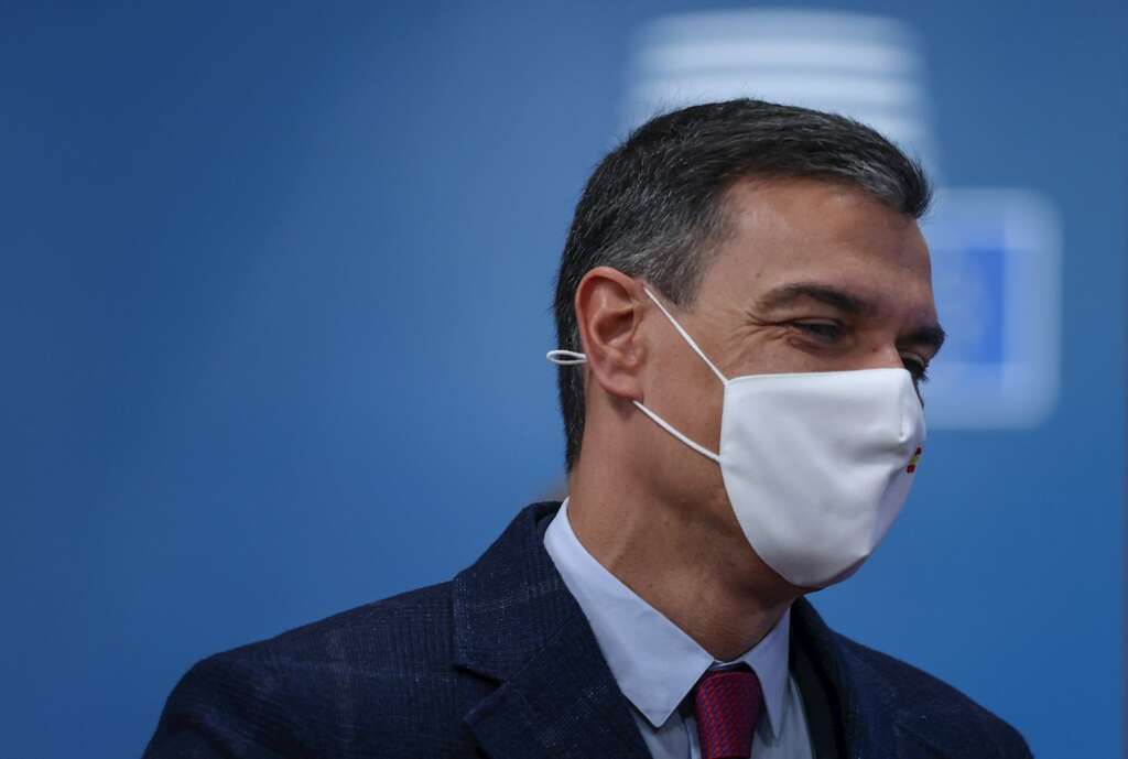 Pedro Sánchez en Bruselas. EFE/EPA/ARIS OIKONOMOU / POOL