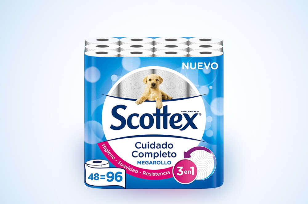 Este es el pack de papel higiénico de Scottex que Amazon vende con un 28% de descuento./ Amazon