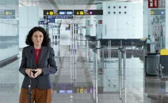 Sonia Corrochano, directora del Aeropuerto de Barcelona. EFE