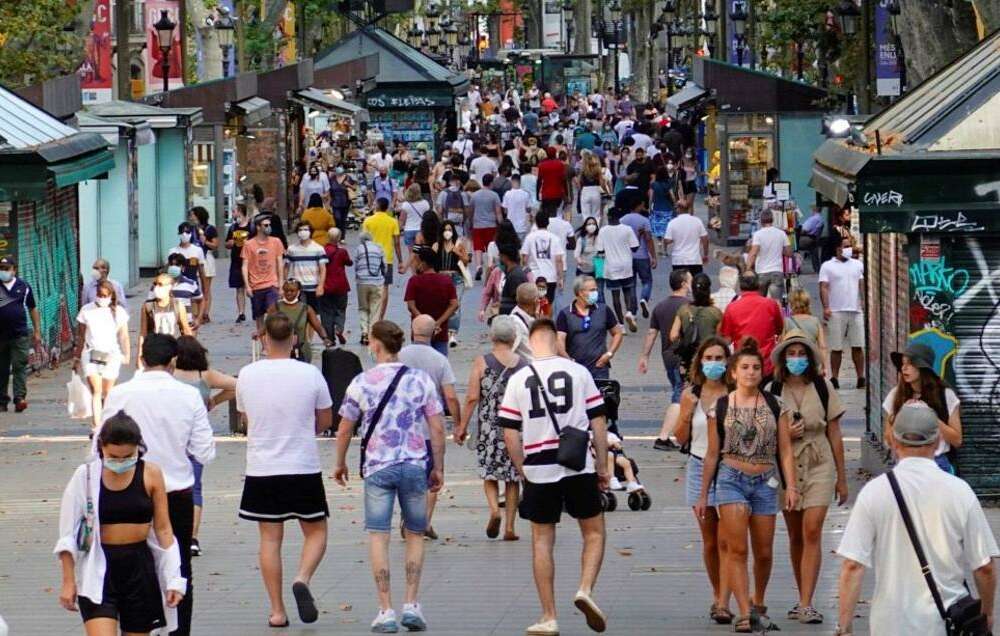 Imagen de archivo de las Ramblas de Barcelona./ EFE