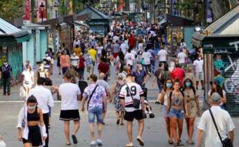 Imagen de archivo de las Ramblas de Barcelona./ EFE