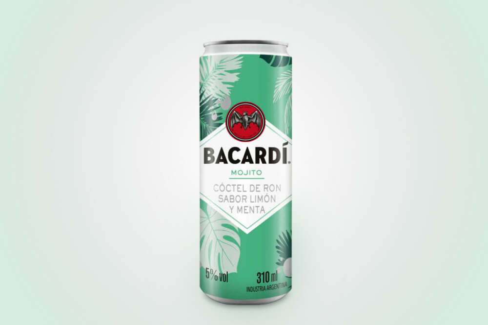 Mojito de Bacardi que se vende en Aldi