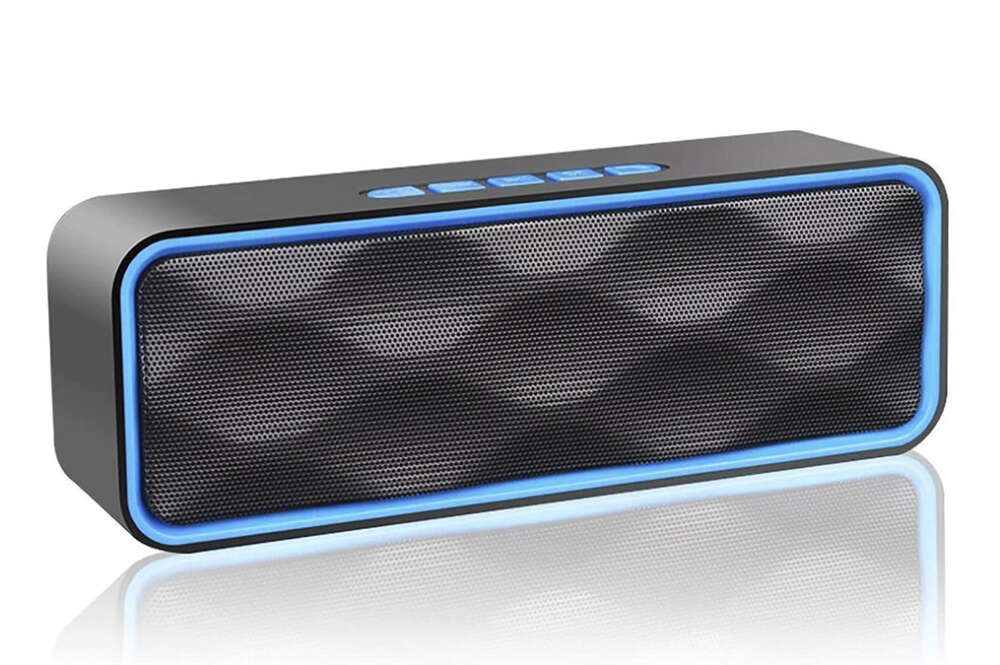 Altavoz bluetooth portátil inalámbrico de la marca Aigoss, en Amazon