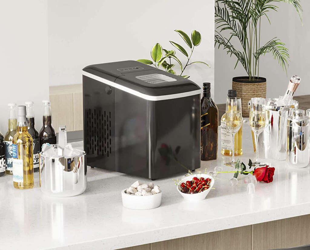 Máquina de cubitos de hielo a la venta en Amazon