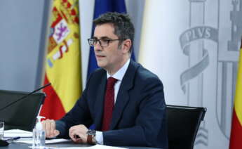 Félix Bolaños ha confirmado la exhumación de Primo de Rivera. // Foto: Pool Moncloa