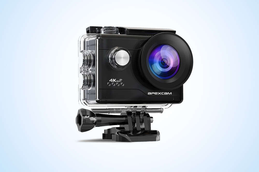 Camara Deportiva 4K Sumergible Con Control Remoto