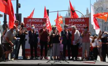 Movilización de sindicatos en Madrid para exigir que el Gobierno suba ya el SMI: CCOO Madrid